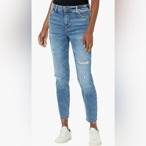 KUT from the Kloth Reese Ankle Straight Leg Jean- Size 2 See Measurements